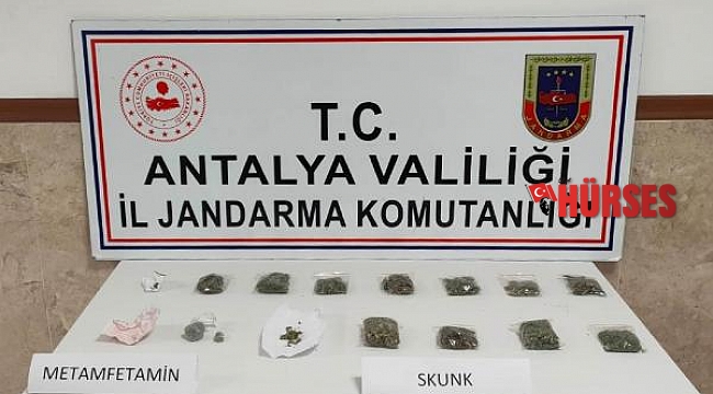 Manavgat'ta uyuşturucu operasyonu