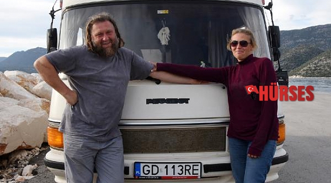 Polonyalı çiftin karavanla Türkiye macerası