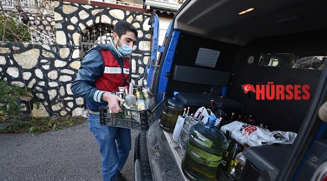 Sahte içki üretenlere 'Yılbaşı Sürprizi' operasyonu