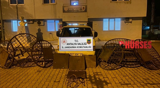 Sulama kanalı kapağı çalan hırsızlar yakalandı