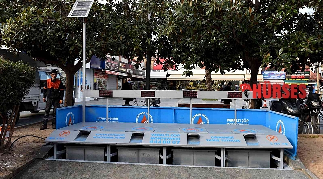 Akıllı konteyner Kale Kapısı'nda