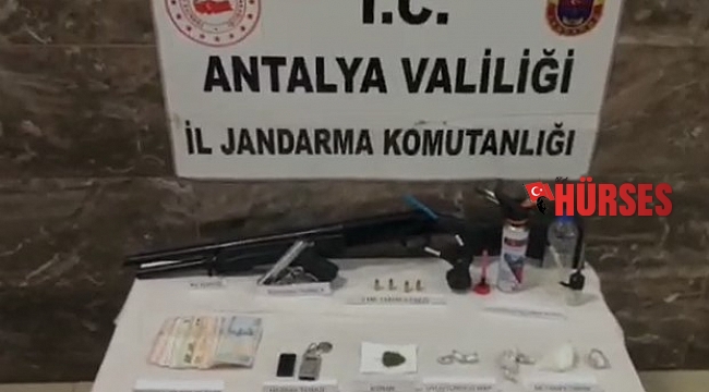 Alanya'da uyuşturucu tacirine operasyon