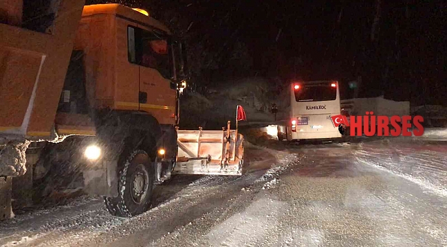 Antalya'da kar yağışı başladı