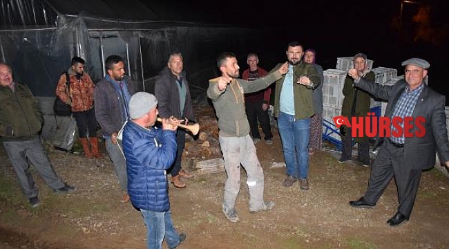 Davullu zurnalı 'don' nöbeti