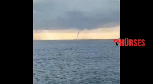 Fethiye'deki 'hortum' kamerada 