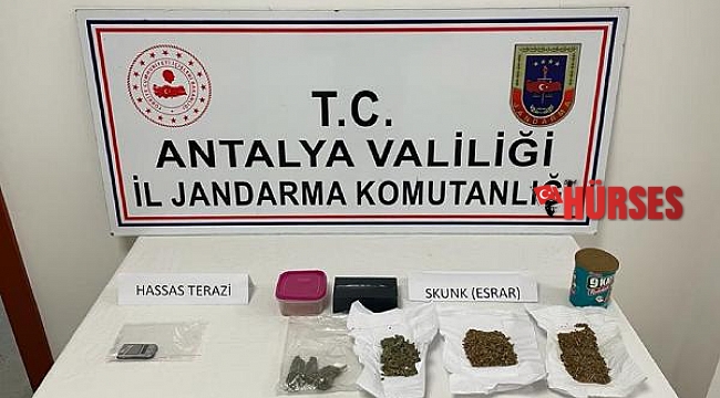 Manavgat'ta uyuşturucu operasyonu