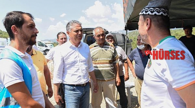 Yangın bölgesine karşılıksız eğitim desteği