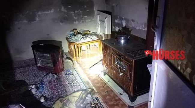 Gazipaşa'da ev yangını