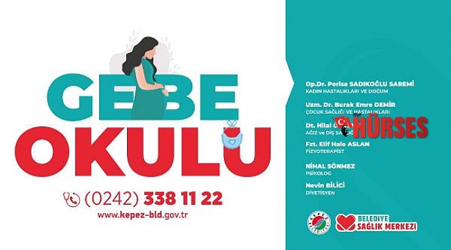 Kepez'den 'Gebe Okulu'