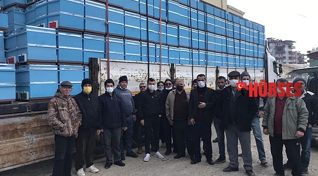 Manavgat yangınında etkilenen arıcılara 2 bin 195 kovan dağıtımı yapıldı
