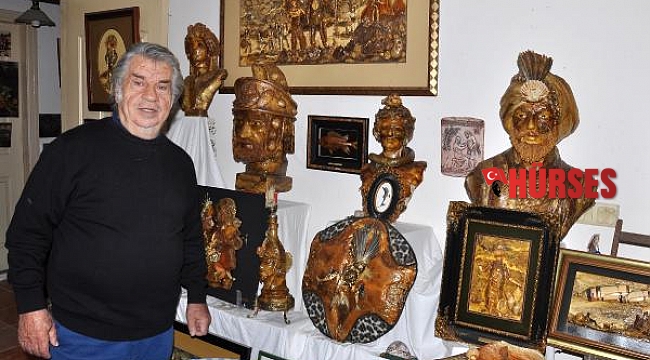 Su ürünlerinden yaptığı sanat eserlerini müzeye bağışlayacak