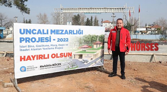 Uncalı Mezarlığı'na 25 milyon liralık yeni düzenleme