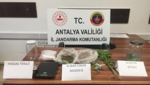 Alanya'da jandarmadan uyuşturucu operasyonu