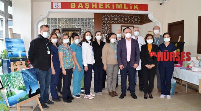 AMATEM hastalarından çok özel bir sergi