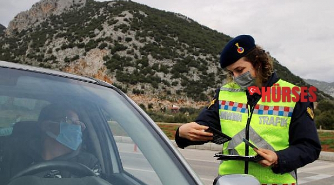 Antalya trafiğine havadan, karadan denetim