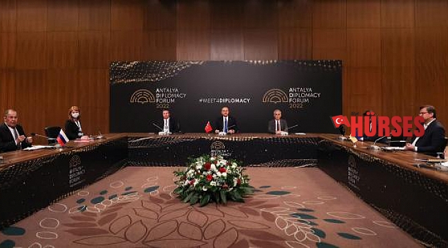Antalya'da, Rusya ile Ukrayna barış zirvesi
