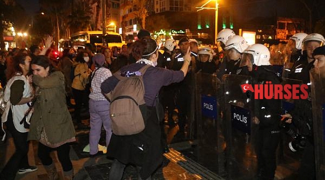Antalya'da 'Feminist Gece Yürüyüşü'ne polis müdahalesi: 30 gözaltı