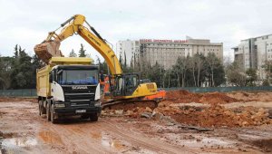 AÜ Tıp Fakültesi Otoparkının temeli atılıyor