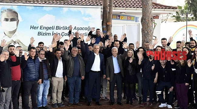 Başkan Uysal, belediye şoförleri ile buluştu