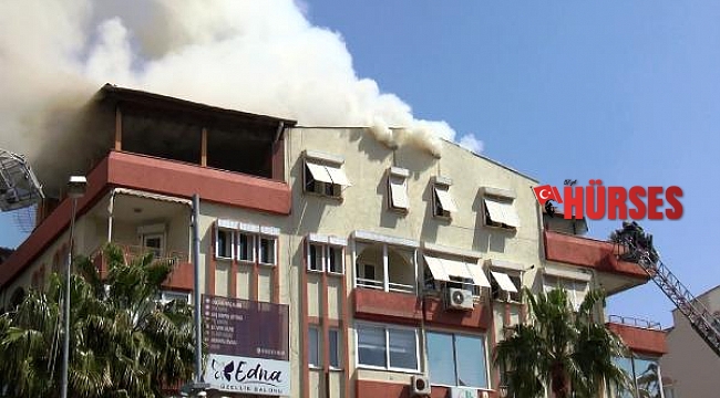 Boş dairede çıkan yangın, 45 dakikada kontrol altına alındı