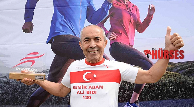 'Demir adam' 21 kilometre koşup 21 gencin eğitim bursu kazanmasını sağladı