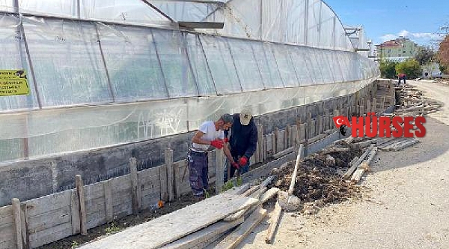 Demre'de Hurma Yanı mevkiinin yağmur suyu sorununa çözüm
