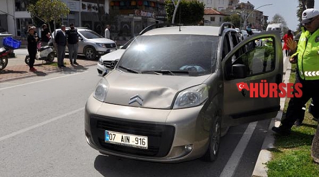 Gazipaşa'da trafik kazası: 1 yaralı