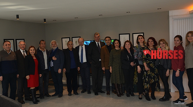 İlhan Gölbaşı TEAMDER'i ağırladı