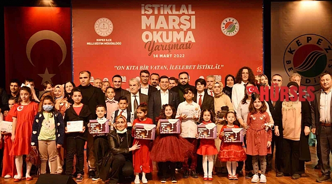 Kepez'de İstiklal Marşı Okuma Yarışması