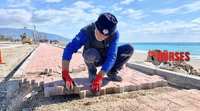 Kömürlük sahili sağlama alındı