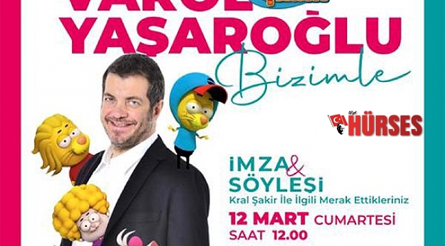 Kral Şakir'in çizeri Yaşaroğlu, Kepez Kitap Fuarı'nda