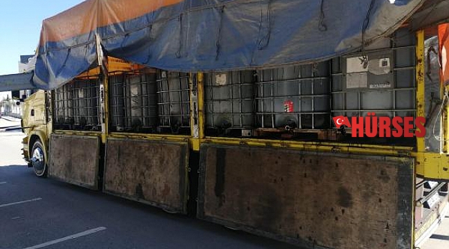 Manavgat'ta kaçak yakıt operasyonu