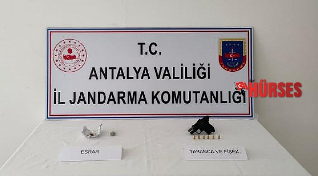 Manavgat'ta uyuşturucu operasyonu