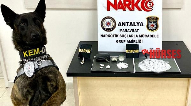 Manavgat'ta uyuşturucu operasyonu