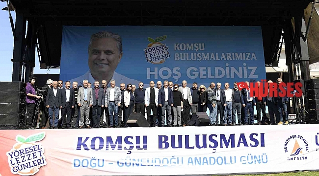 Muratpaşa'da Doğu ve Güneydoğulular buluştu