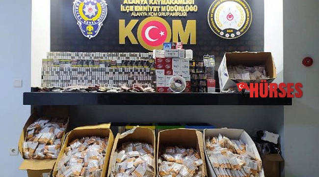 Polisten tütün operasyonu