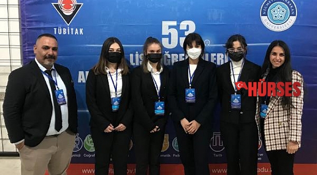 TÜBİTAK bölge finallerinden ikincilikle döndüler