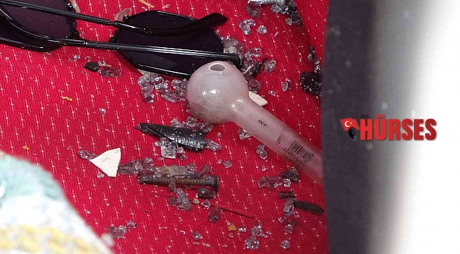 Uyuşturucunun etkisindeki otomobil sürücüsü kamyonla çarpıştı
