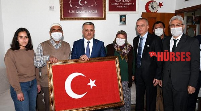 Vali Yazıcı: Şehit düşen kahramanlarımızı asla unutmayacağız