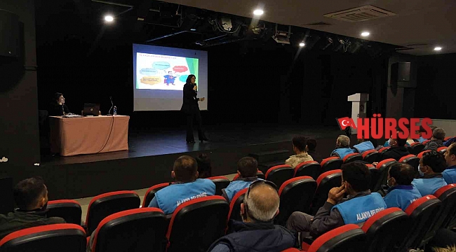 Alanya Belediyesi personeline 'İş sağlığı ve güvenliği' eğitimi