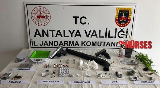 Alanya'da uyuşturucu operasyonu