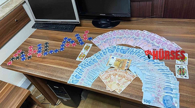 Antalya'da işyerine kumar baskını