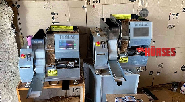 Antalya'da kaçak makaron operasyonu