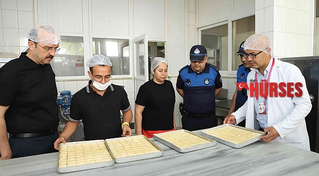 Bayram öncesi market ve imalathaneler denetlendi