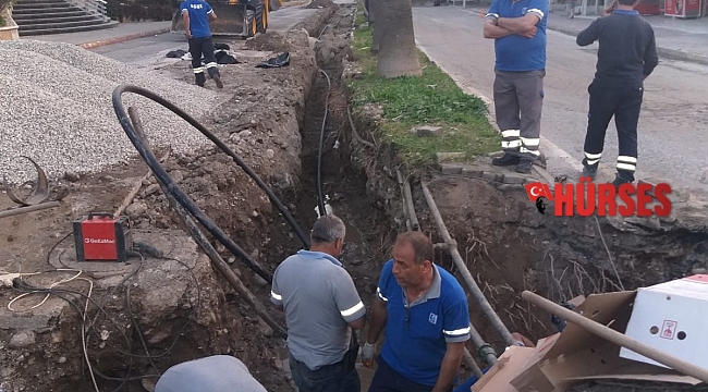 Büyükşehir'den Kemer'de içme suyu çalışması