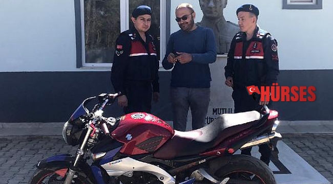 Çalınan motosiklet barakada bulundu
