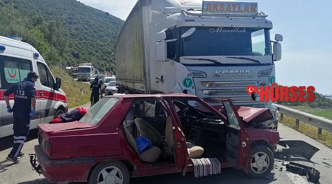 Demre'de trafik kazası: 1 yaralı