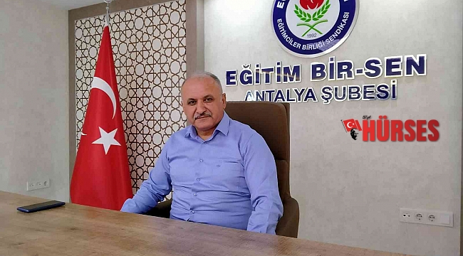 Eğitim Bir Sen Antalya Şube Başkanı Miran: "Toplu sözleşmenin özerkliği teminat altına alınmalı"