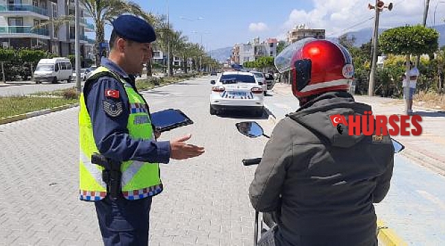 Jandarmadan trafik denetimi