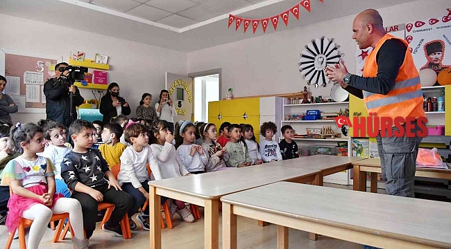 Konyaaltı'nda yangın eğitimi